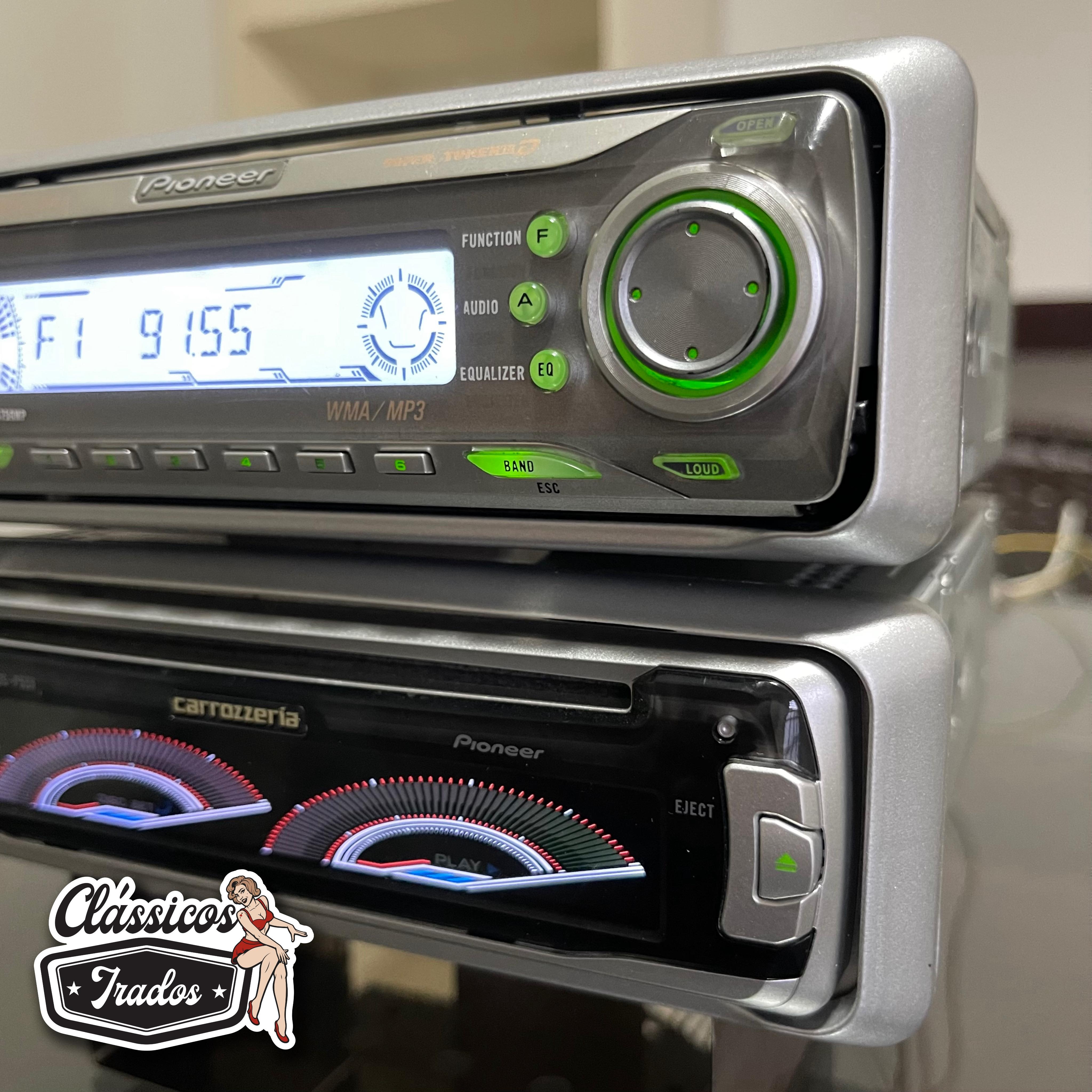 5ª Ação - Conjunto de CDs Pionner Carrozzeria P55 + P4750 MP